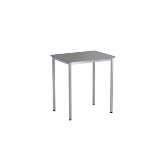 12:38 BX Pöytä Akustik Optimal Laminaatti, 80x60 cm, hopea jalusta