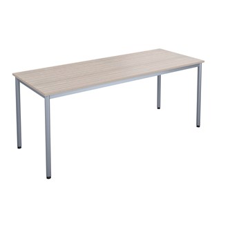 12:38 FSC BX Pöytä HT, 180 x 70 cm, hopea jalusta