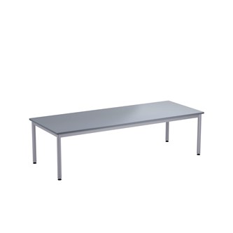 12:38 FSC BX Pöytä HT, 180 x 70 cm, hopea jalusta