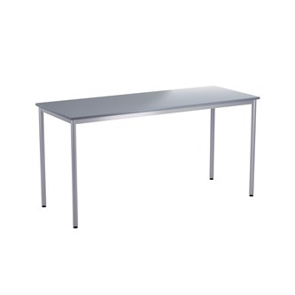 12:38 FSC BX Pöytä HT, 180 x 70 cm, hopea jalusta