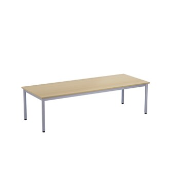 12:38 FSC BX Pöytä HT, 180 x 70 cm, hopea jalusta