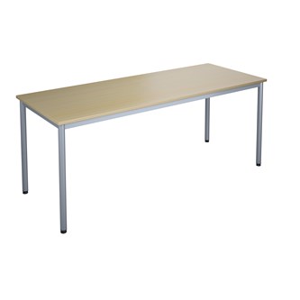 12:38 FSC BX Pöytä HT, 180 x 70 cm, hopea jalusta