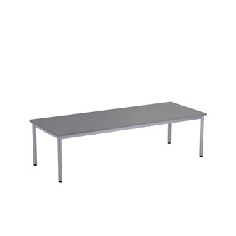 12:38 FSC BX Pöytä HT, 180 x 70 cm, hopea jalusta