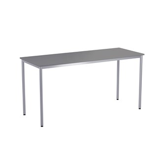 12:38 FSC BX Pöytä HT, 180 x 70 cm, hopea jalusta