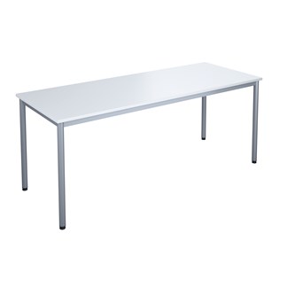 12:38 FSC BX Pöytä HT, 180 x 70 cm, hopea jalusta