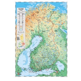 Suomen kartta, riiputettava