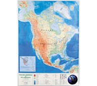 Pohjois-Amerikan kartta, riiputettava