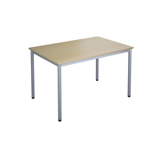 12:38 FSC BX Pöytä HT, 120 x 80 cm, hopea jalusta