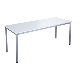 12:38 FSC BX Pöytä HT, 180 x 70 cm, hopea jalusta