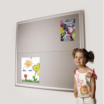 Aku-taulu 130 x 280cm alumiinikehys