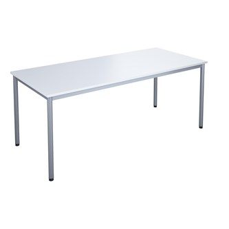 12:38 BX Pöytä HT, 180 x 80 cm, hopea jalusta