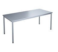 12:38 BX Pöytä HT, 180 x 80 cm, hopea jalusta