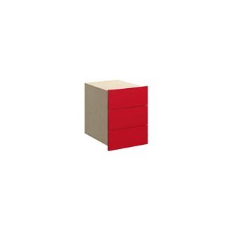 Fixa laatikosto 1:1, 3 laatikkoa, syvyys 35 cm