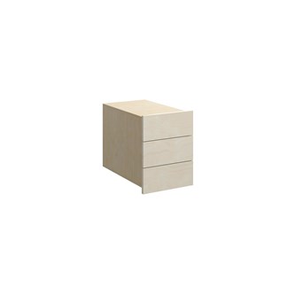 Fixa laatikosto 1:1, 3 laatikkoa, syvyys 45 cm