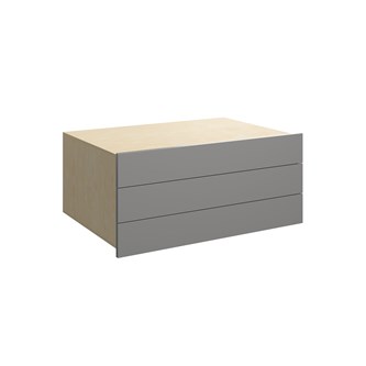 Fixa laatikosto 3:1, 3 laatikkoa, syvyys 57 cm
