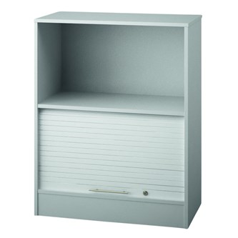 Ordna 101 rulokaappi, 1 avohylly, harmaa