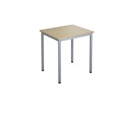 12:38 Pöytä Akustik Laminaatti, 70 x 60 cm, hopea jalusta