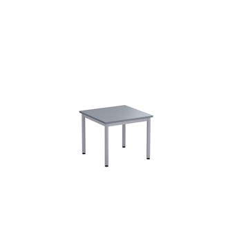 12:38 Pöytä HT, 60 x 60 cm, hopea jalusta