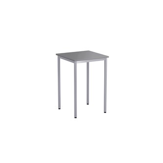 12:38 Pöytä HT, 60 x 60 cm, hopea jalusta