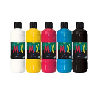 Readymix, värioppivärit, Joutsenmerkki, 5 x 500 ml