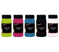 Akryyliväri Lekolar, 5 x 500 ml