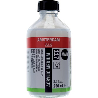 Akryylimedium, matta, 250 ml