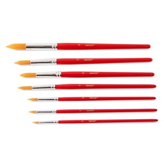 Synteettiset pyöreät siveltimet, 12 kpl