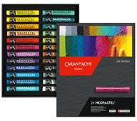 Öljypastelliliitu Caran d'Ache Neopastel, 24 väriä