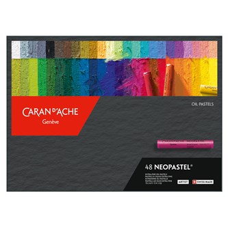 Öljypastelliliitu Neopastel Caran d'Ache, 48 väriä