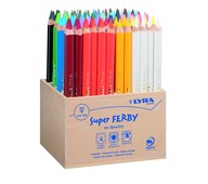 Värikynä, Lyra Super Ferby, 24 väriä x 4 kpl ja kynäteline