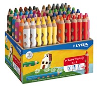 Värikynä, Lyra Groove Triple, 12 väriä x 6 kpl ja kynäteline