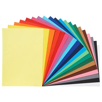 Väripaperilajitelma A4, 20 väriä, 1000 ark