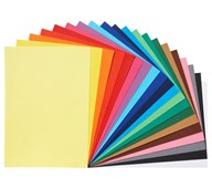 Väripaperilajitelma, 20 väriä, A4, 1000 ark