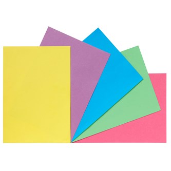 Väripaperilajitelma A4, 5 väriä, 500 ark