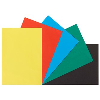Väripaperi A4, 5 väriä, 500 ark