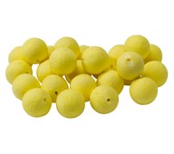 Paperimassapallo 18 mm, kelt., 100 kpl