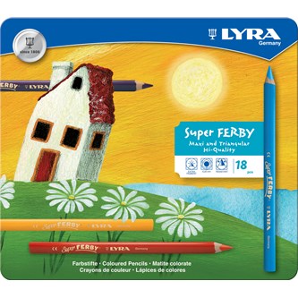 Värikynä Lyra Super Ferby, 18 väriä