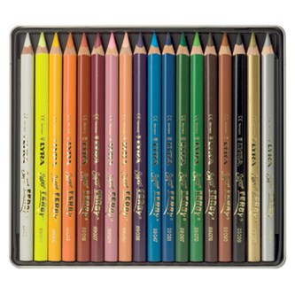 Värikynä Lyra Super Ferby, 18 väriä