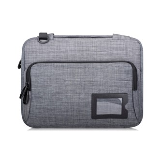Chromebook-kantolaukku, suuri tasku - harmaa, 14 tuumaa
