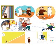 Flanellikuvat "Kuka pelastaa Mikko Mallikkaan?"