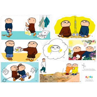 Flanellikuvat "Kuka pelastaa Mikko Mallikkaan?"