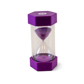 Iso tiimalasi 15 min, violetti