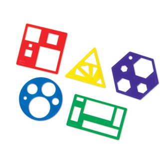 Geometriset sapluunat 5 kpl