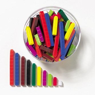 Cuisenairen muoviset lukusauvat 155 kpl/pak