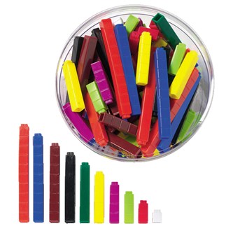 Cuisenairen muoviset lukusauvat 155 kpl/pak