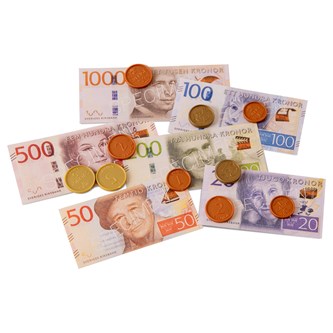 Rahalajitelma, Ruotsin kruunut