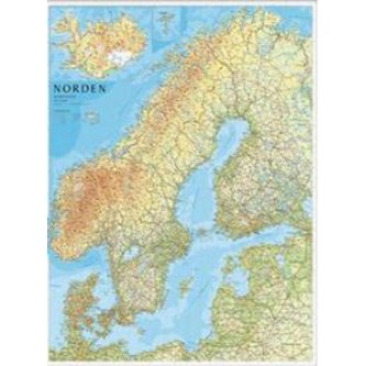 Seinäkartta Norden, ruotsinkielinen