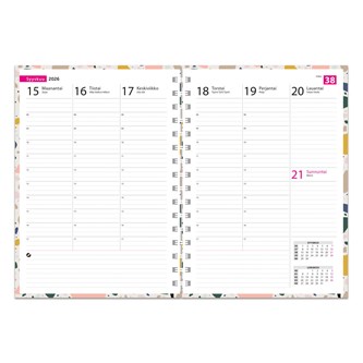 Ohjaajan päiväkirjakalenteri