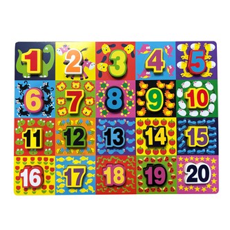 Lattiapalapeli numerot, 20 palaa