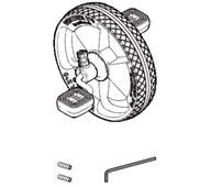 Varaosa Circleline, etupyörä ja polkimet